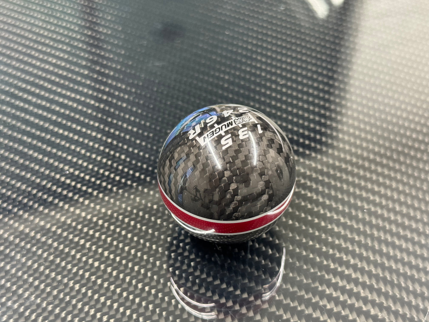 Mugen Carbon Fiber Spherical Shift Knob - 6MT (Used)